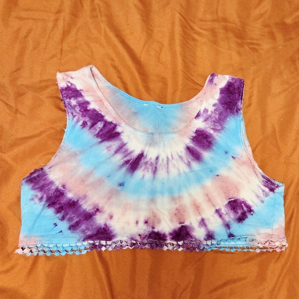 Hand Dyed Crop Top Tank
